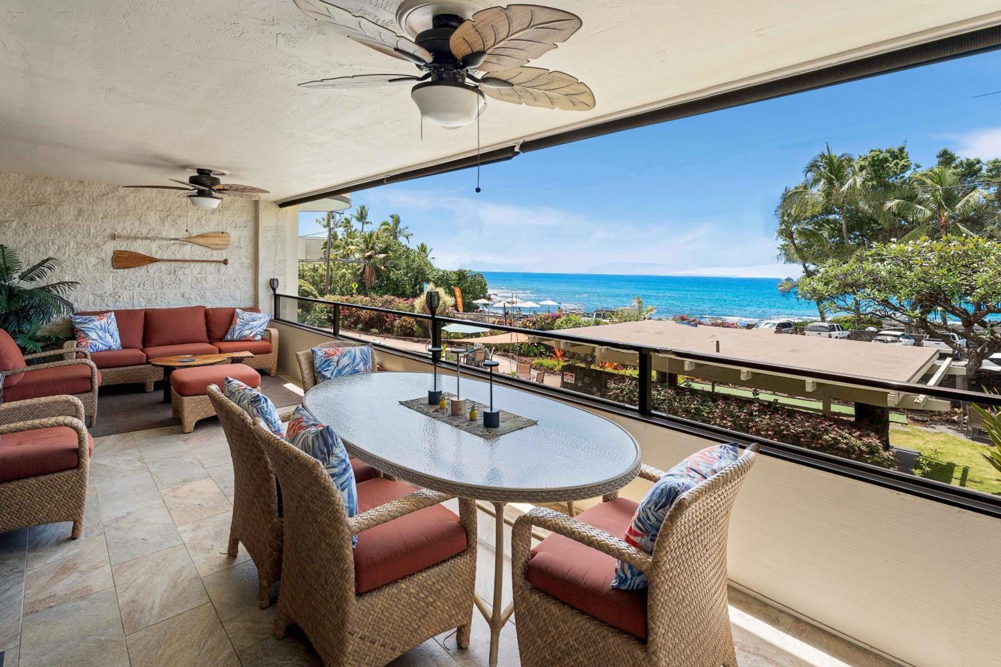 Direct Oceanview Paradise In A Luxury Condo 2B2B,Ac كايلو كونا المظهر الخارجي الصورة